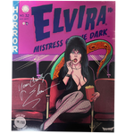 Elvira Autographed Comic Print