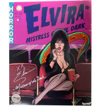 Elvira Autographed Comic Print