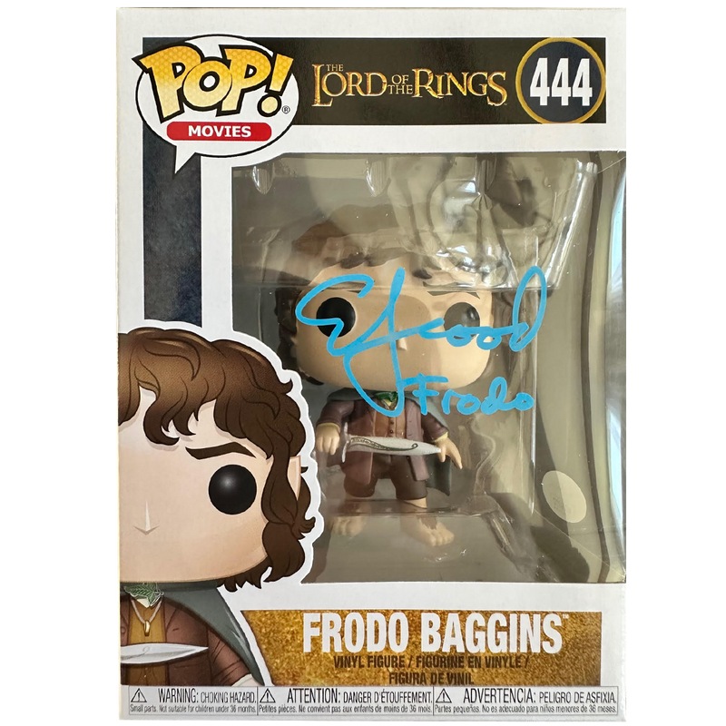 Elijah Wood - Autographed Frodo Baggins Pop with "Frodo" Character Name