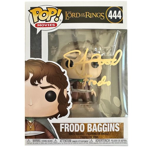 Elijah Wood - Autographed Frodo Baggins Pop with "Frodo" Character Name