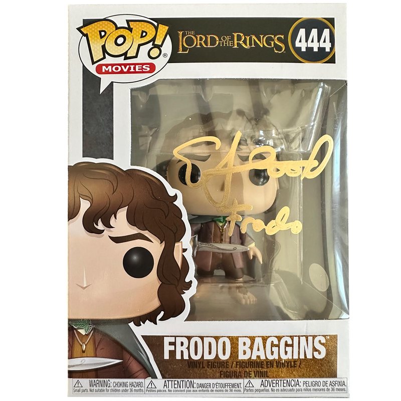 Elijah Wood - Autographed Frodo Baggins Pop with "Frodo" Character Name