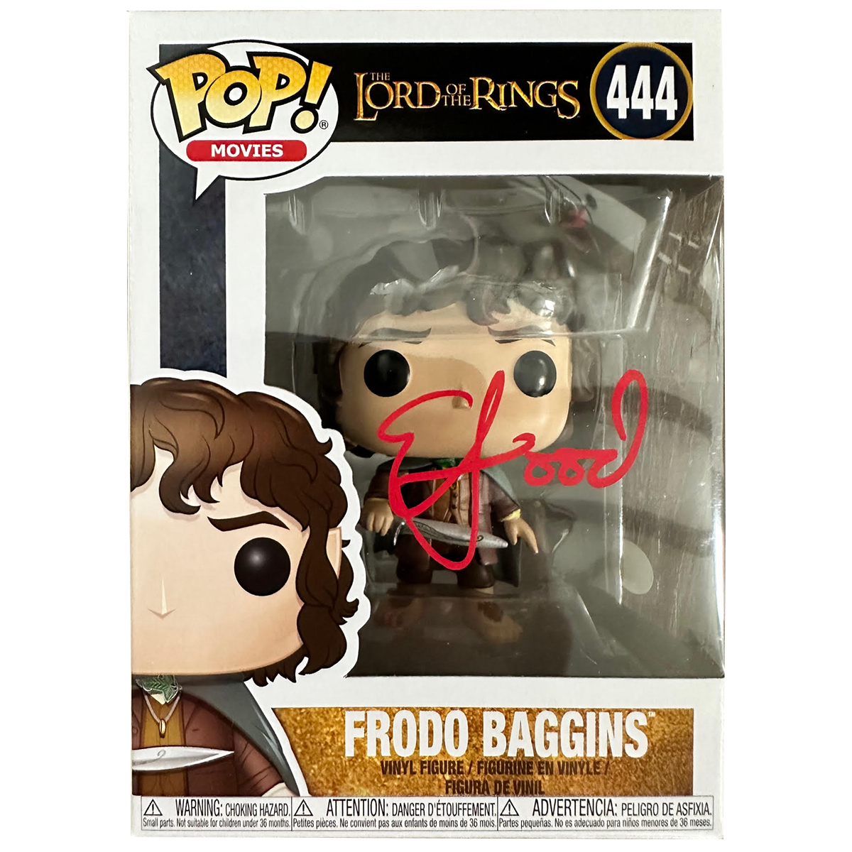Elijah Wood Autographed Frodo Baggins Pop Dark Parlor Originals