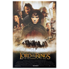 Lord of the Rings - Fellowship Poster Autographed by Sean Astin + Elijah Wood Combo