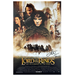 Lord of the Rings Fellowship Poster - (3 Signatures) Liv Tyler, Sean Astin + Elijah Wood