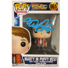 Michael J Fox - Autographed Marty Puffy Vest Pop