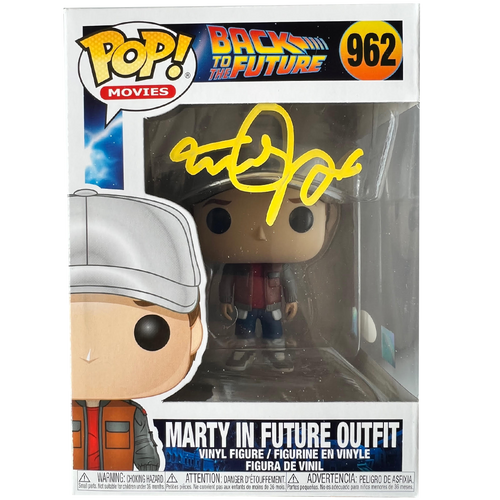 Michael J Fox - Autographed Marty Future Outfit Pop
