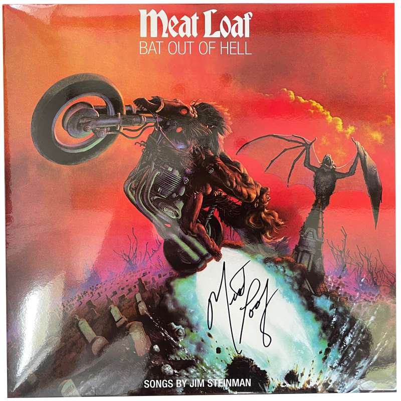 Meat Loaf - Autographed Bat out of Hell Record
