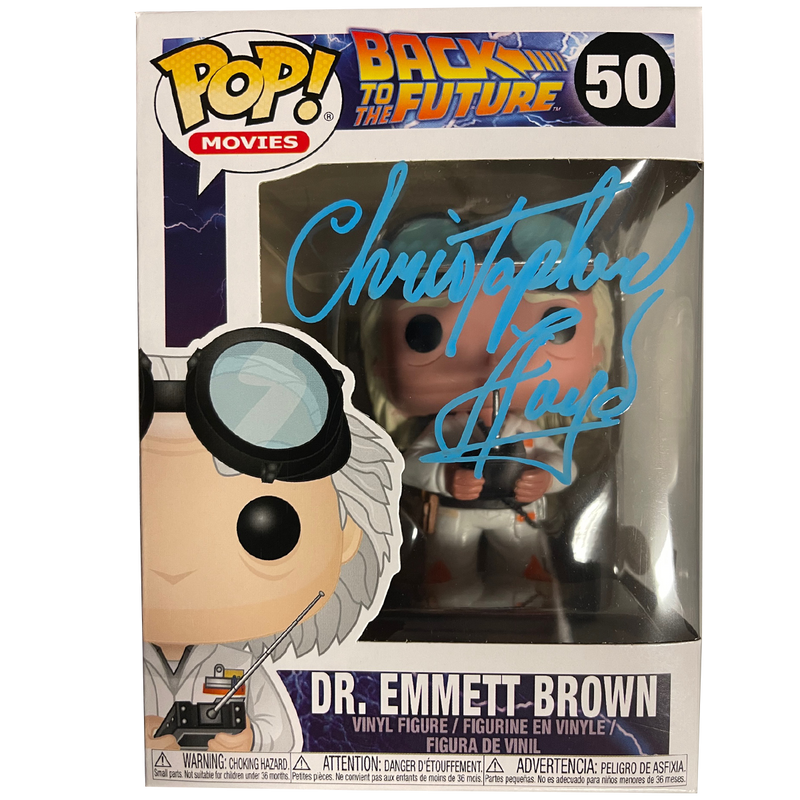 Christopher Lloyd - Autographed Doc Brown #50 Pop