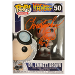 Christopher Lloyd - Autographed Doc Brown #50 Pop