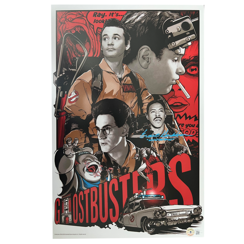 Ernie Hudson Autographed Ghostbusters Poster #2