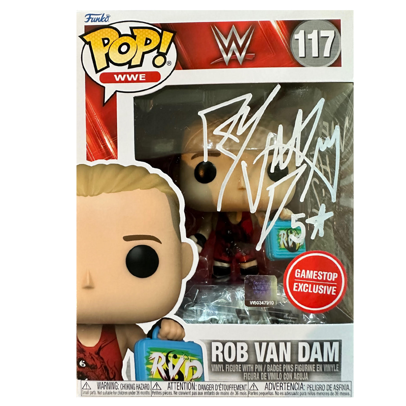 Rob Van Dam - Autographed Funko Pop