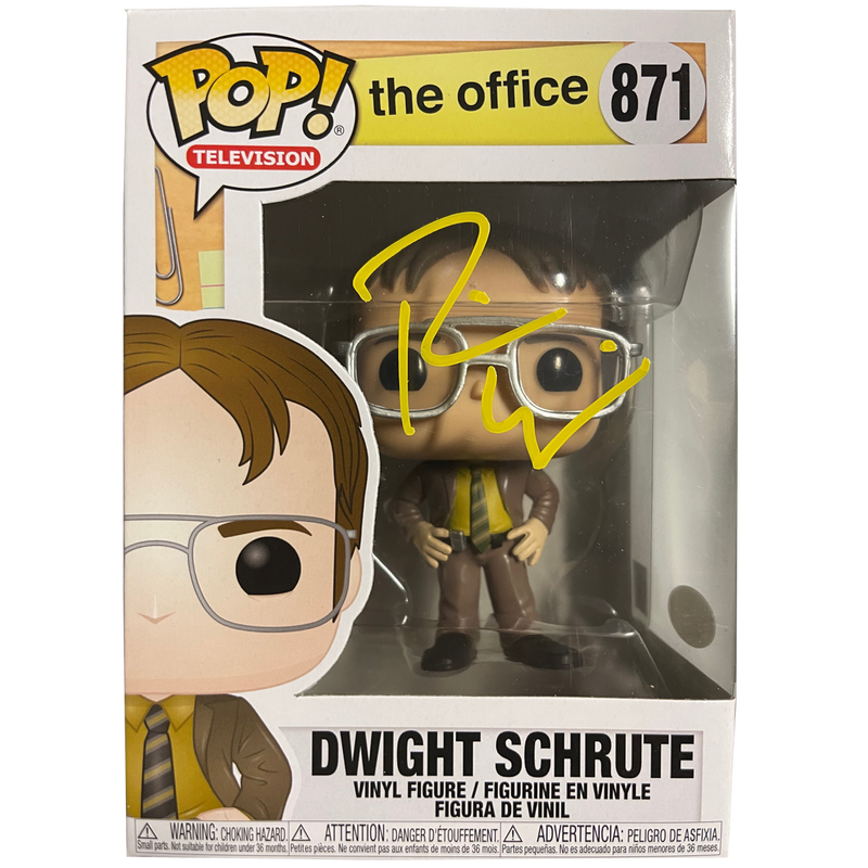 Rainn Wilson - Autographed Dwight Schrute Funko Pop