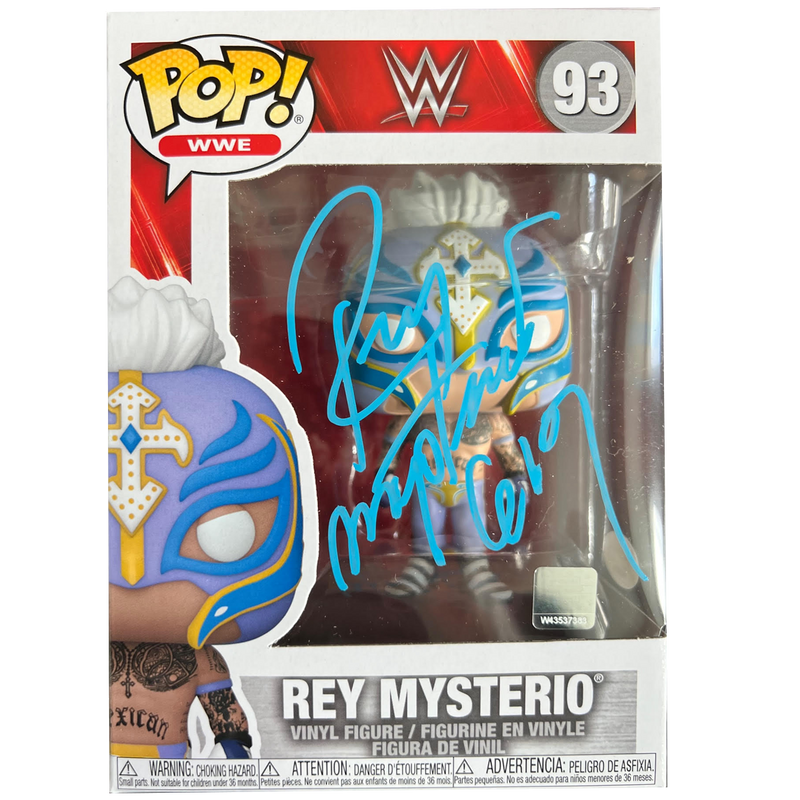 Rey Mysterio Autographed Funko Pop