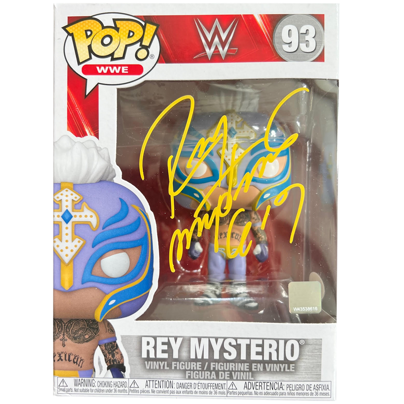 Rey Mysterio Autographed Funko Pop