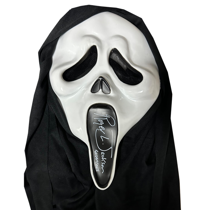 Roger Jackson Autographed 'Ghostface' Mask