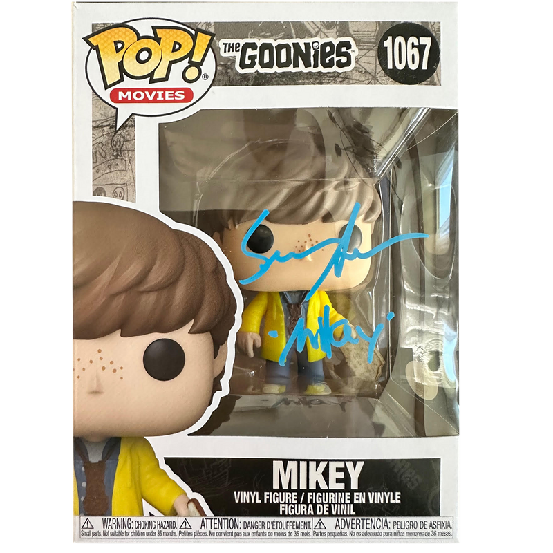 Sean Astin - Autographed Goonies Mikey Pop
