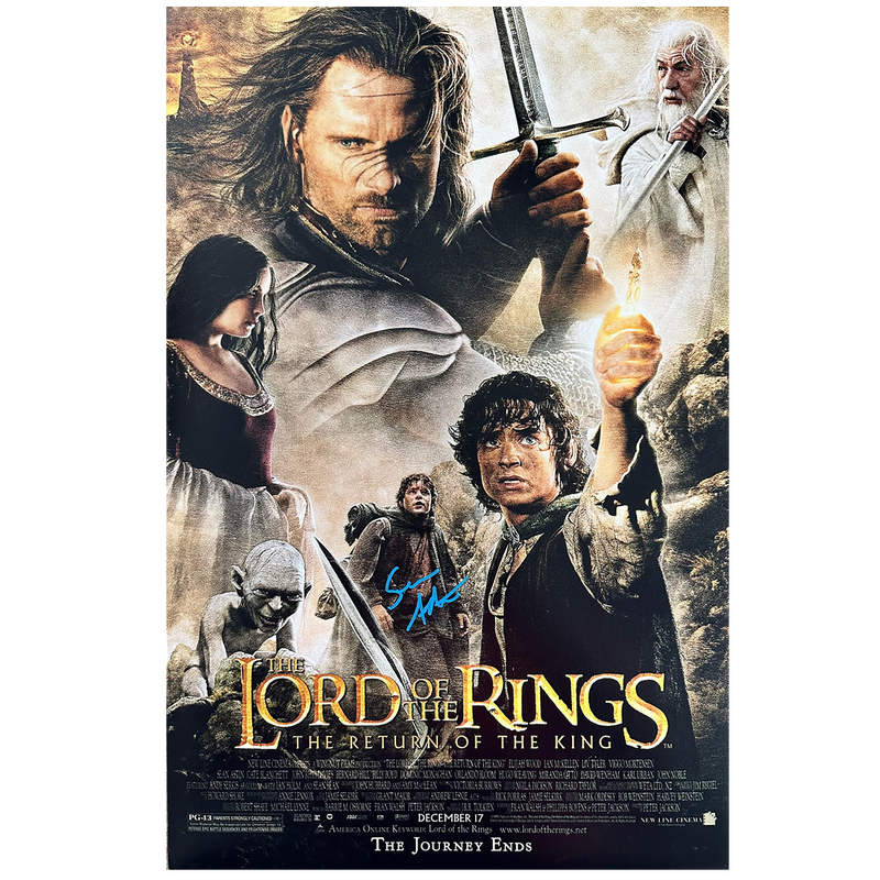 Sean Astin Autographed 'Return of the King' Mini-Poster