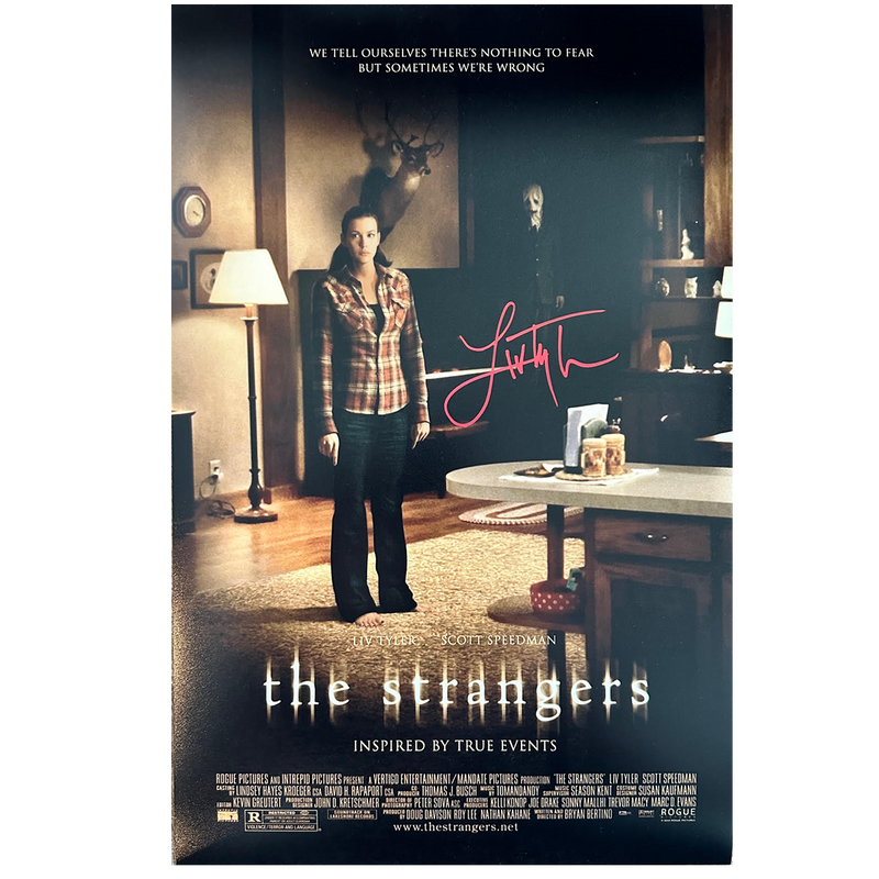 Liv Tyler Autographed 'The Strangers' Mini-Poster