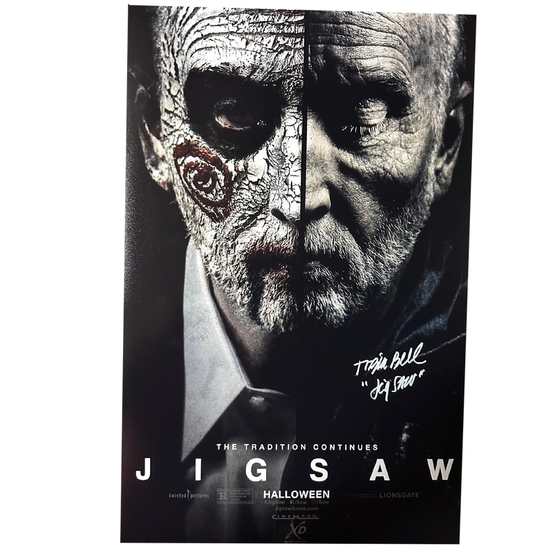 Tobin Bell - Autographed JIG SAW Mini-Poster B
