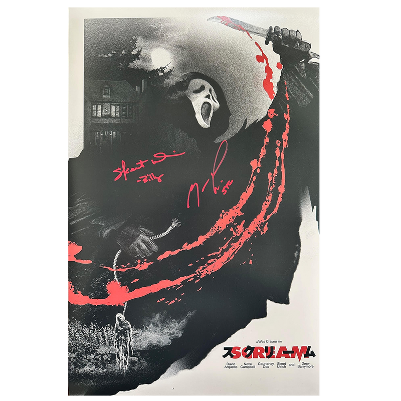 Matt + Skeet Autographed Ghost Face Mini-Poster